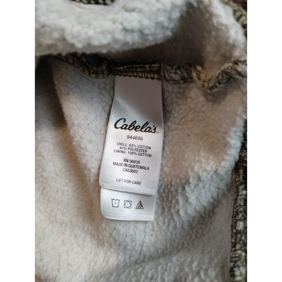 Cabela's Womens 2XL Camo Hoodie Sweatshirt Mossy Oak Duck Hunting Cattails - Picture 8 of 10